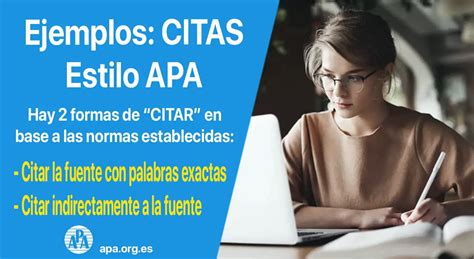 Ejemplos: Citas Estilo APA (Actualizado 2024)